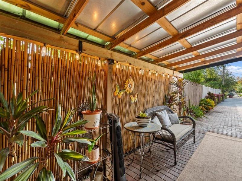 College Park-Orlando 5Star Villa Oasis - Home Away From Home - Quiet Neighborhood-Private Botanical Courtyard - Mins From Eola,Dt, Winter Park - Free Parking & Ev Plug In Buitenkant foto