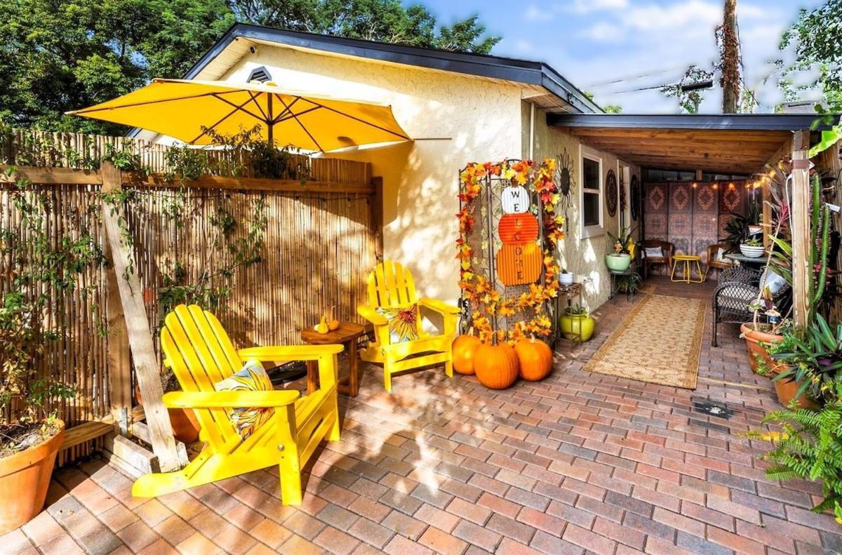 College Park-Orlando 5Star Villa Oasis - Home Away From Home - Quiet Neighborhood-Private Botanical Courtyard - Mins From Eola,Dt, Winter Park - Free Parking & Ev Plug In Buitenkant foto
